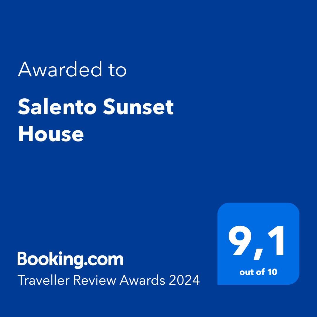 Salento Sunset House Vila Pulsano Exterior foto